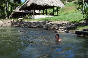 Swimming El Retiro Lodge Lanquin Semuc Champey Guatemala
