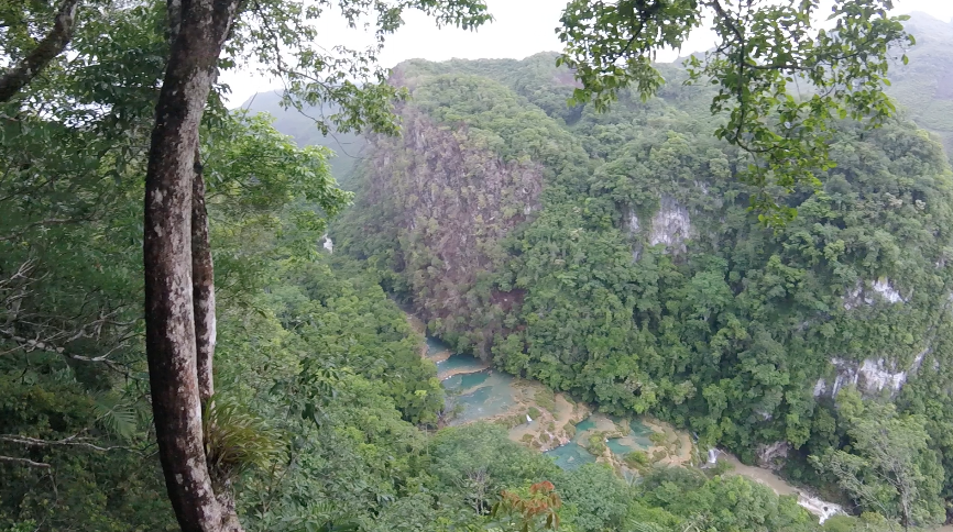 View of Semuc Champey Guatemala