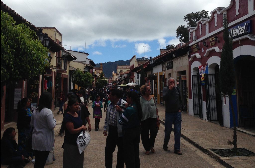 Street San Christobal de las Cases Mexico