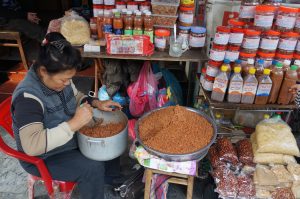 Food Market Hanoi Vietnam