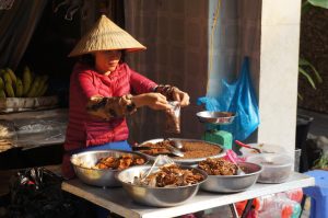 Food Market Hanoi Vietnam