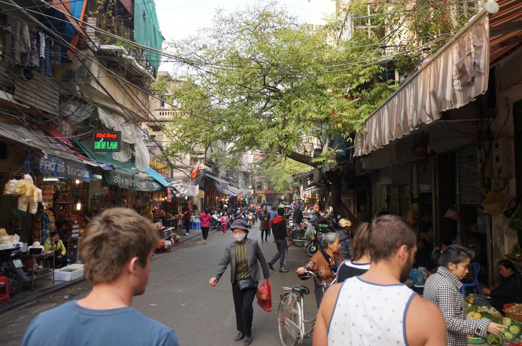 Food Market Hanoi Vietnam