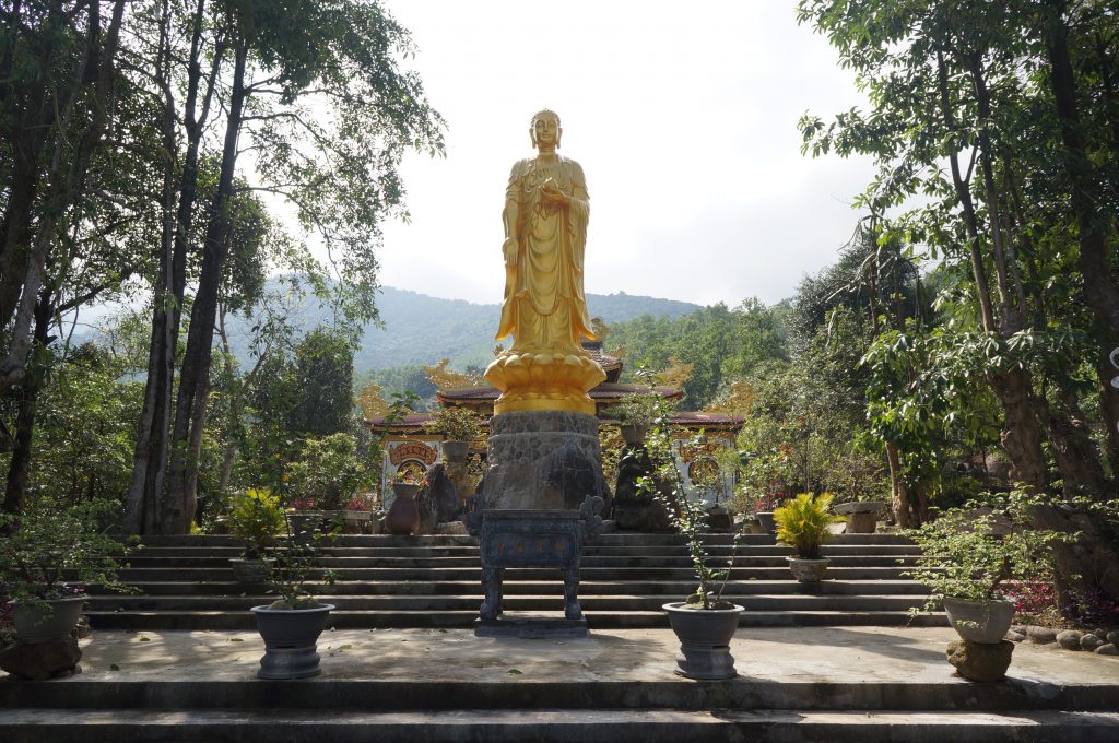 Temple near Hai Van Pass Vietnam