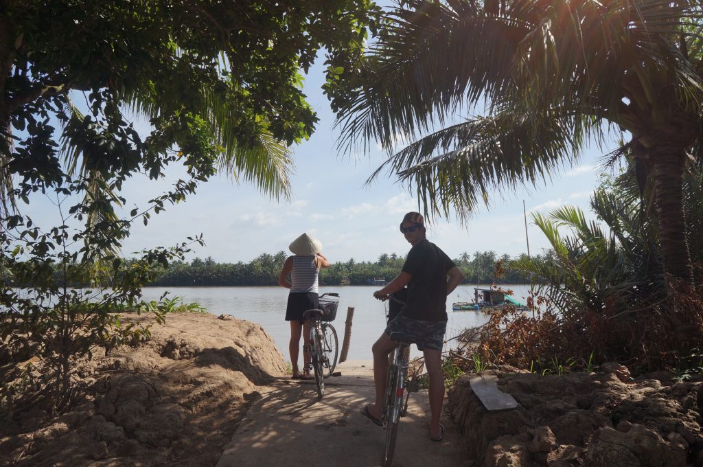 Cycling Mekong Delta Ho Chi Minh City Vietnam