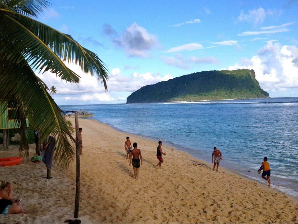 Lalomanu Beach Upolu Island Samoa