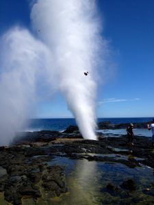 Alofaaga Blowholes Beach Savai'i Island Samoa