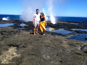 Alofaaga Blowholes Beach Savai'i Island Samoa