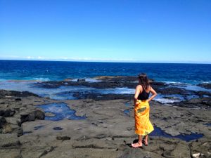 Alofaaga Blowholes Beach Savai'i Island Samoa