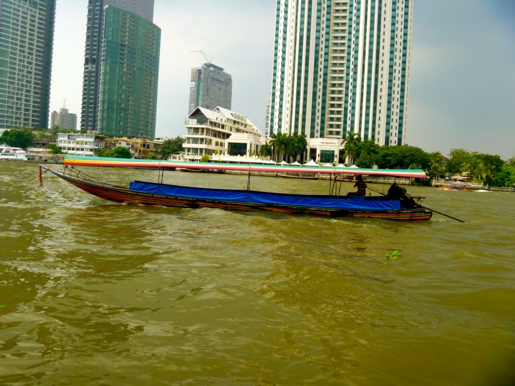 Boat on River Bangkok Thailand