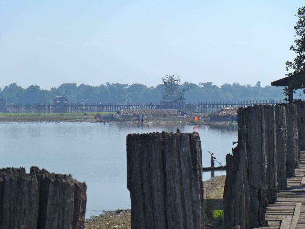 Amarapura Teak Bridge Mandalay Myanmar Burma