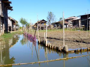 Floating Village Inle Lake Myanmar Burma