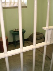 Nelson Mandela's cell Robben Island Cape Town South Africa