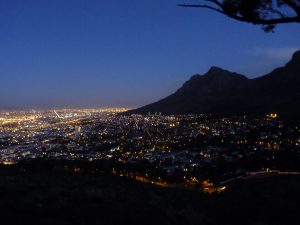 View from Lions Head Cape Town South Africa