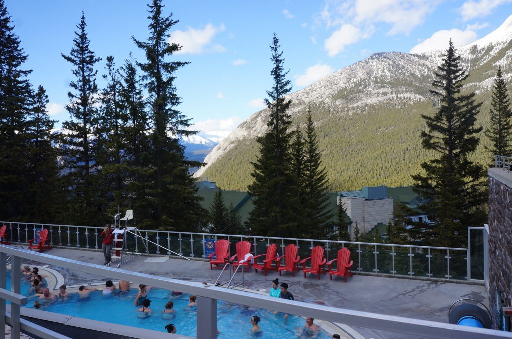 Hot Pools Banff National Park Canada