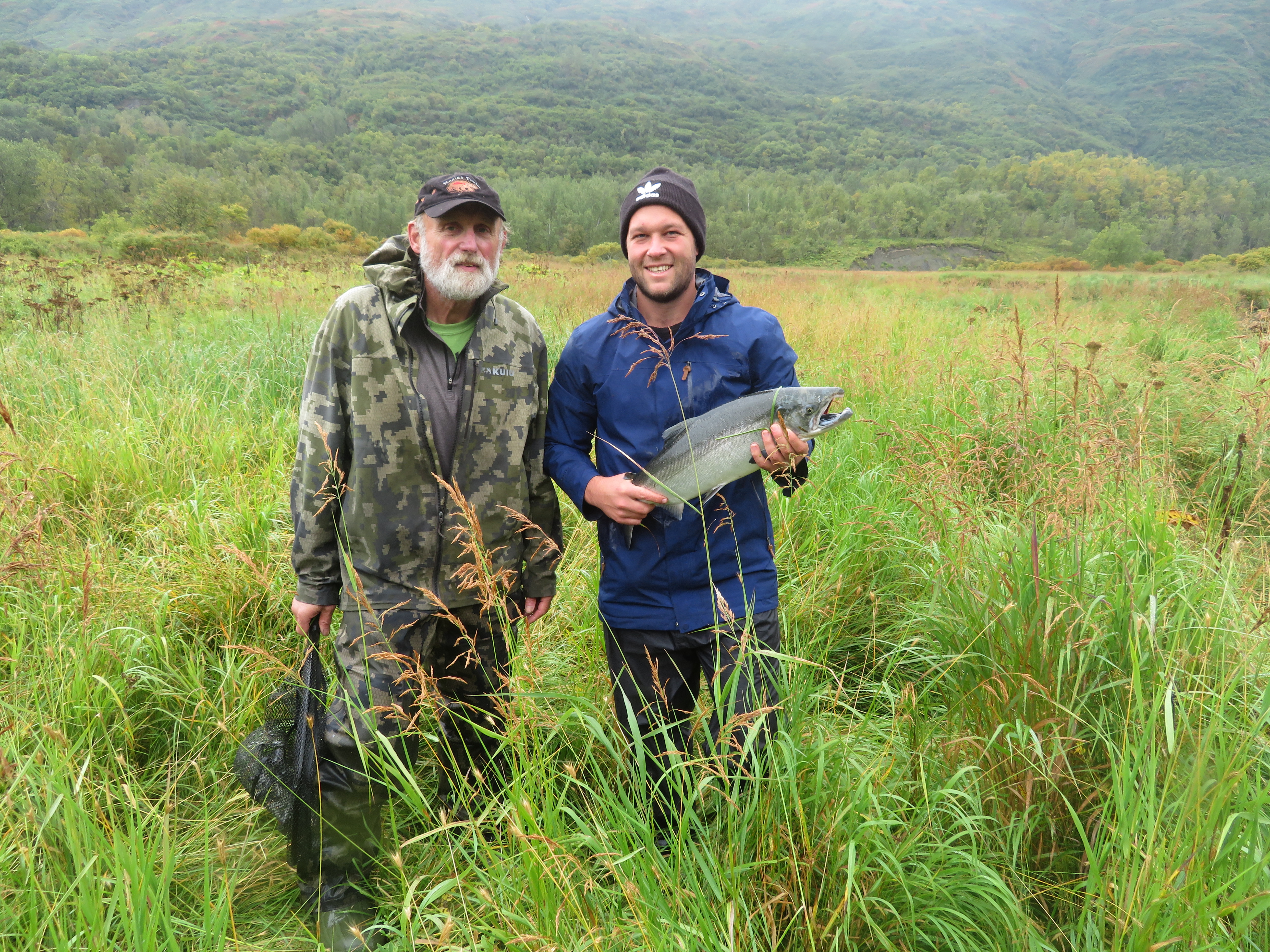 Salmon Fishing Kodiak Island Alaska United States of America USA