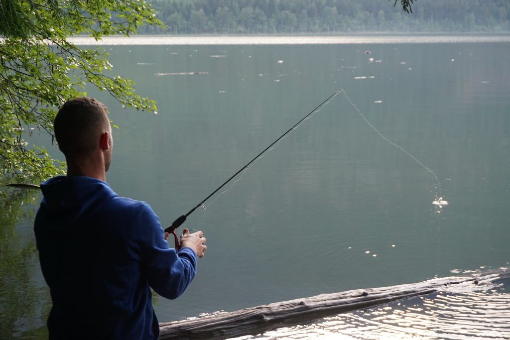 Fishing, Lillooet Lake, Canada