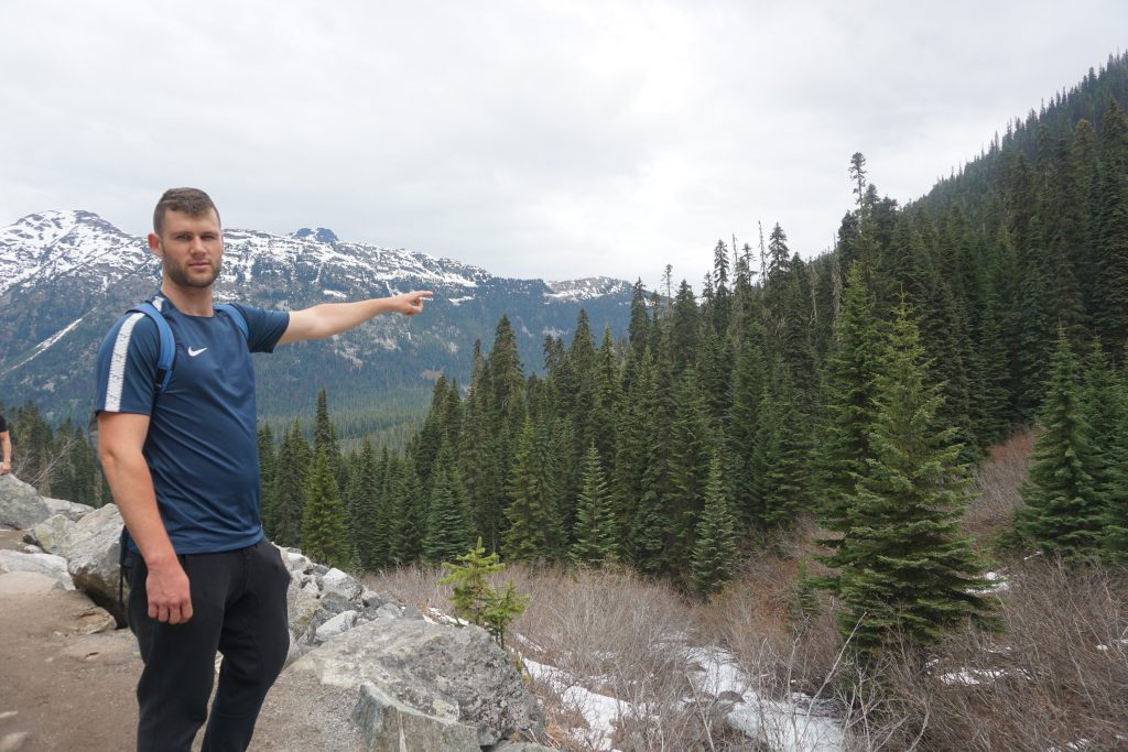 Hiking, Joffre Lakes, Canada