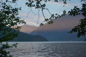 Sunset, Lizzie Bay, Lillooet Lake, Canada