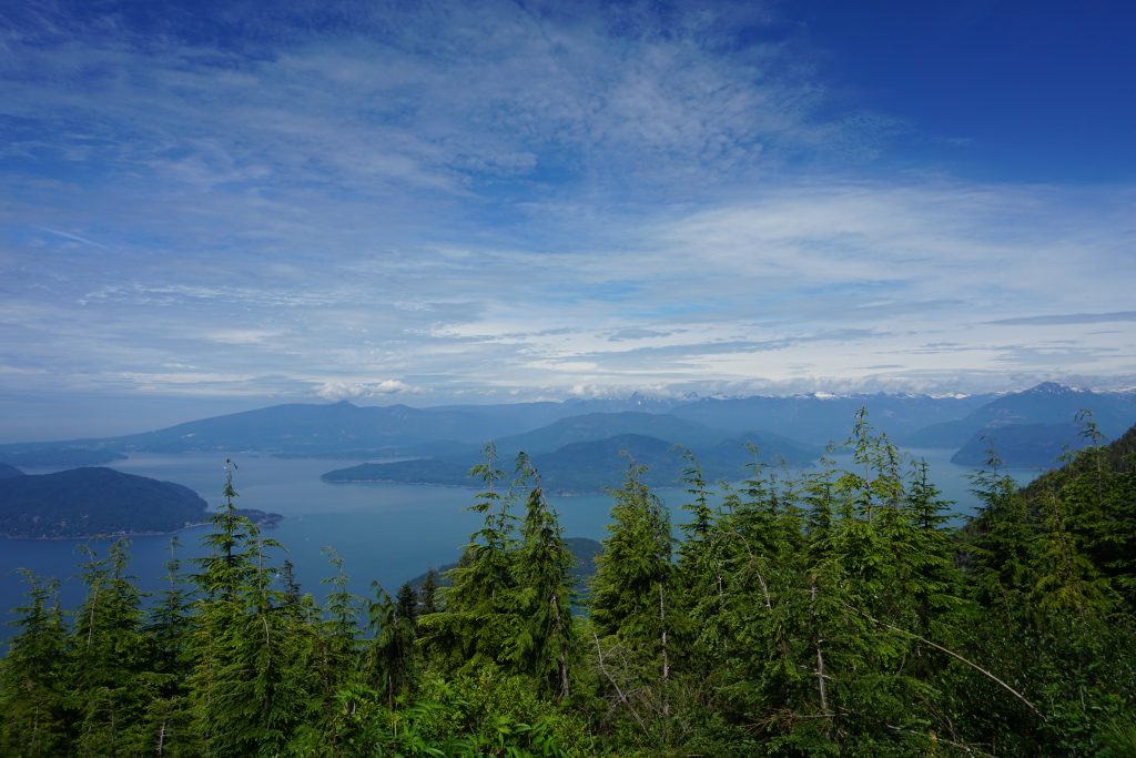 View from Hike, Cyprus Mountain, Vancouver, Canada