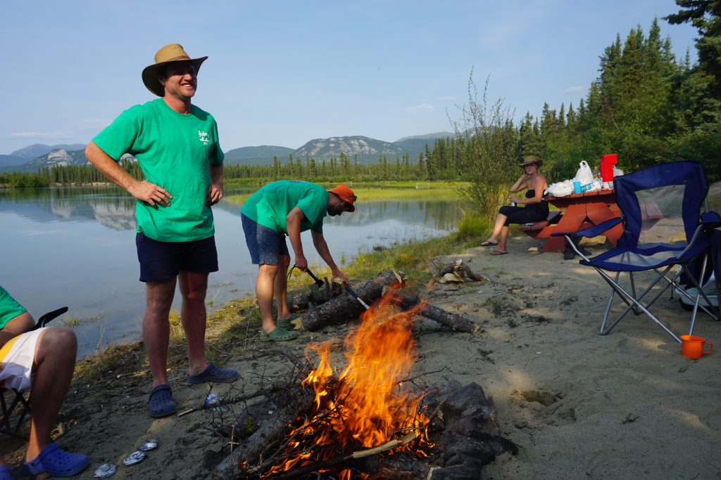 Camping, Yukon River Canoeing Trip, Canada