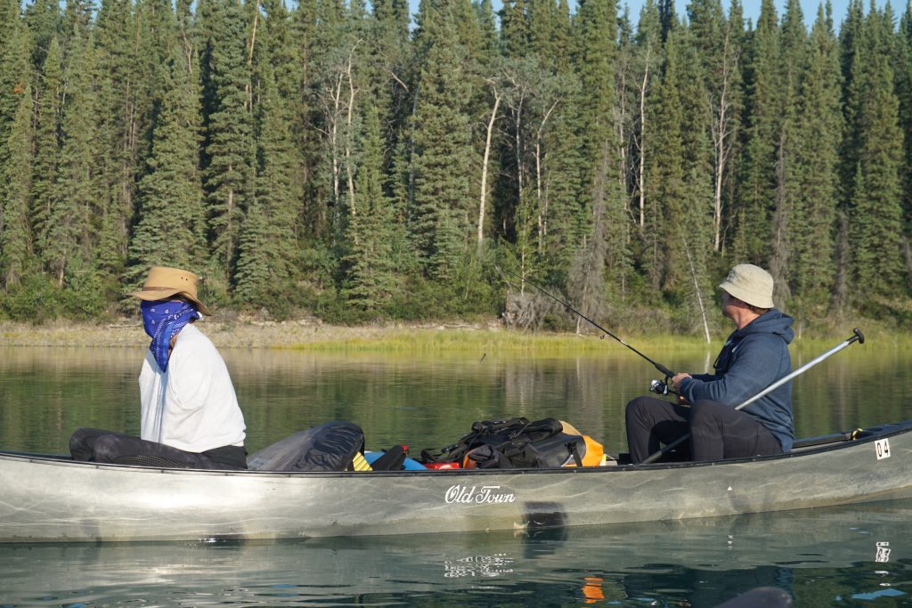 Fishing, Yukon River Canoeing Trip, Canada