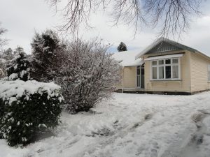 Snow, Christchurch, New Zealand