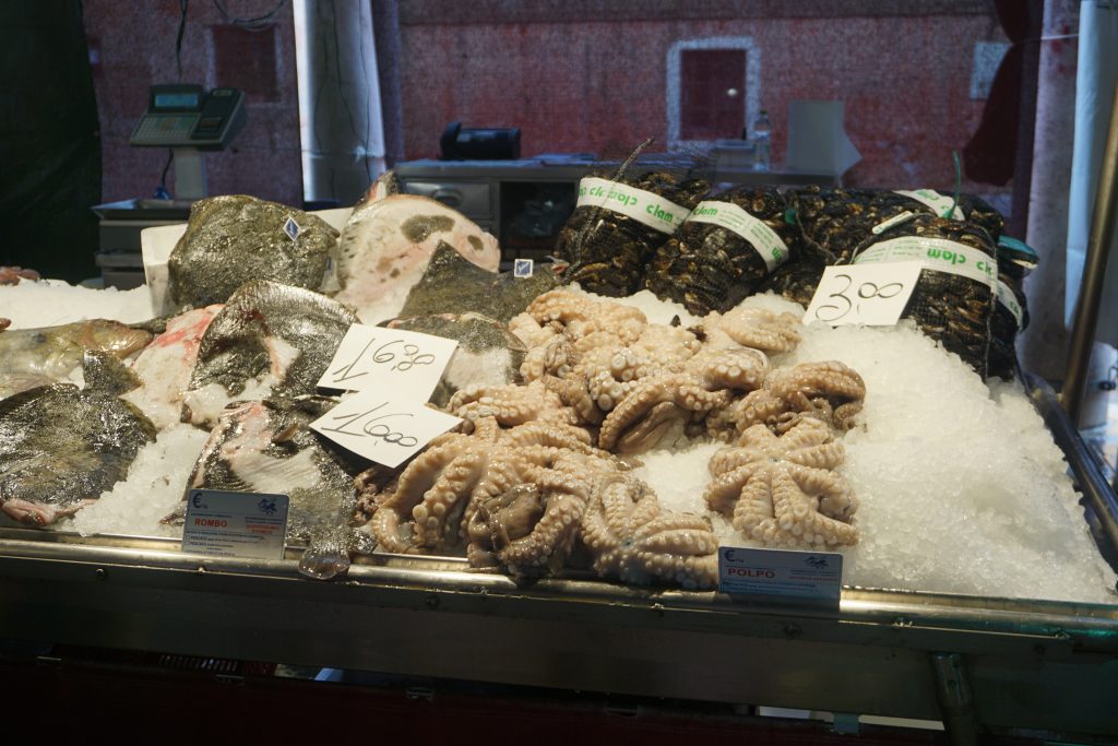 Fish market, Venice, Italy