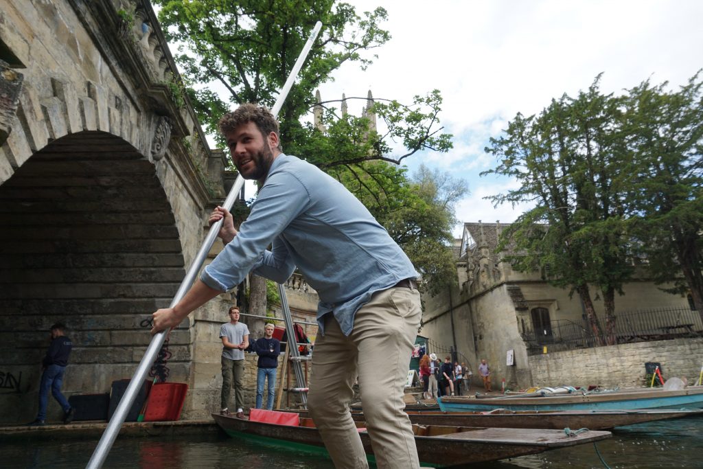 Punting, Oxford, England