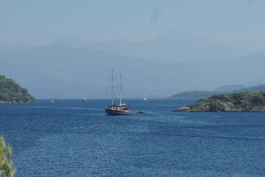 Sailing, Gocek to Fethiye, Turkey