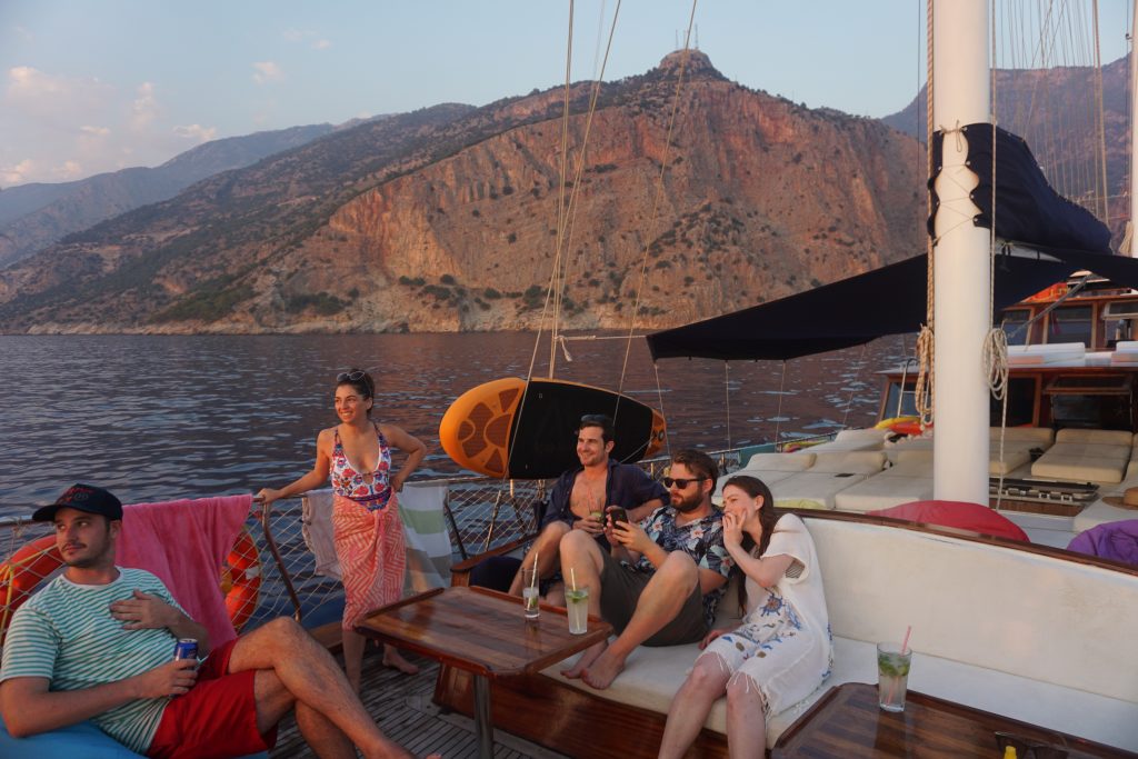 Sailing, Gocek to Fethiye, Turkey