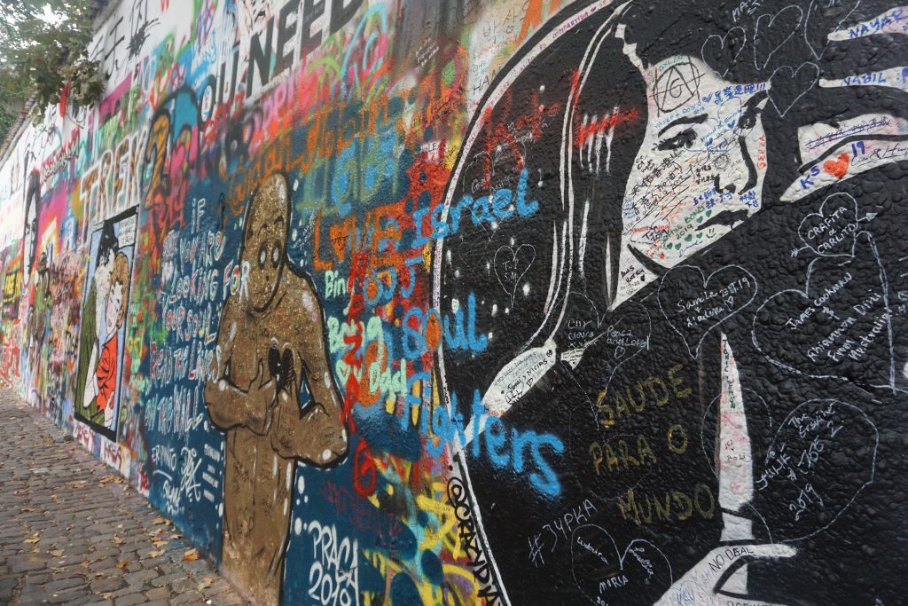 Lennon Wall, Prague, Czechia