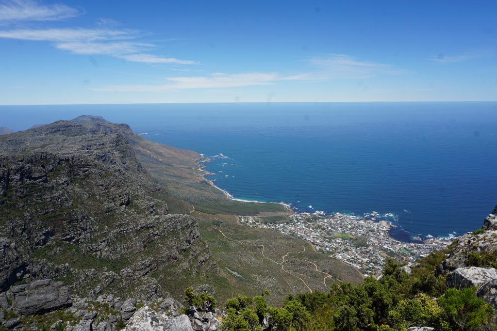 View from Table Mountain, Cape Town, South Africa